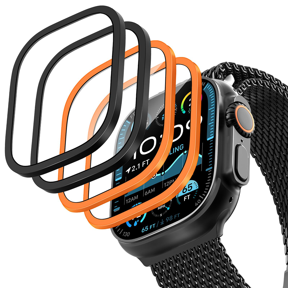 Smartwatch Watches For Women - 2PCS Titanium Metal Frame for Apple