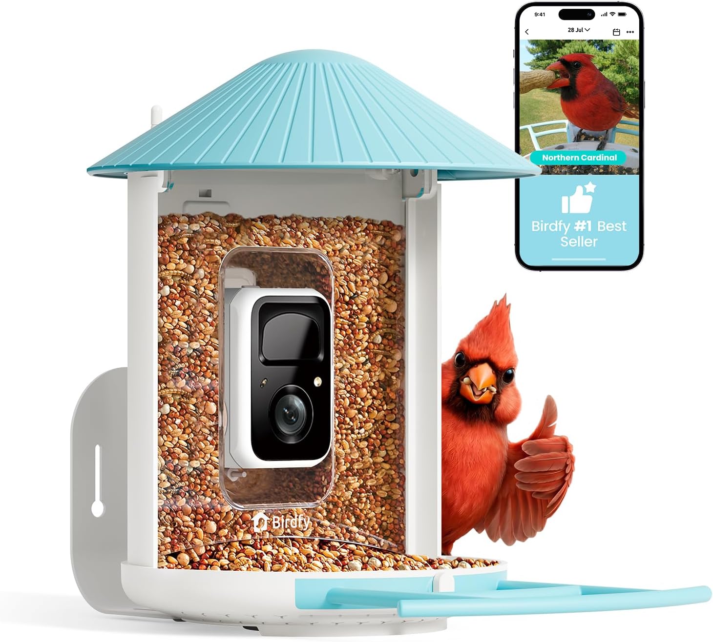 Watch Smartwatch - Smart Bird Feeder with AI Camera,