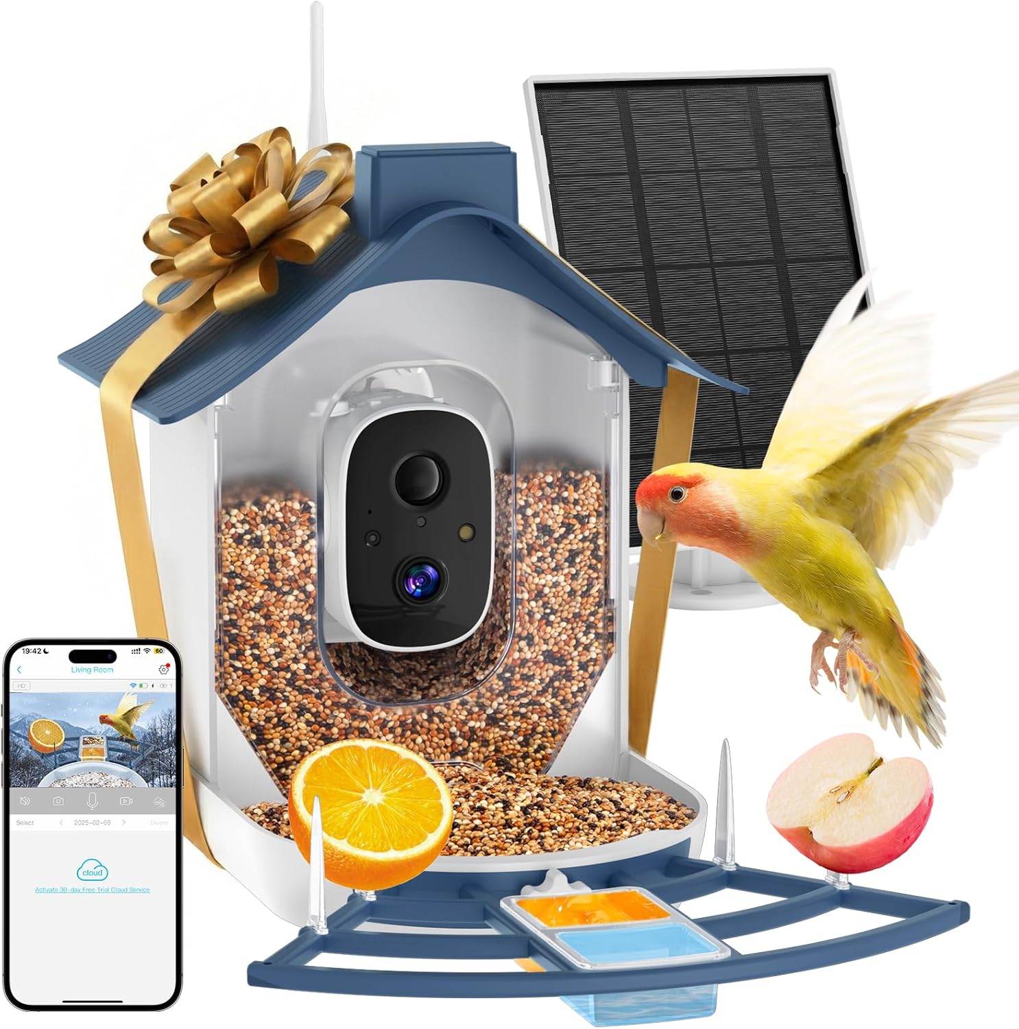 Watch S - Smart Bird Feeder with Camera, Solar