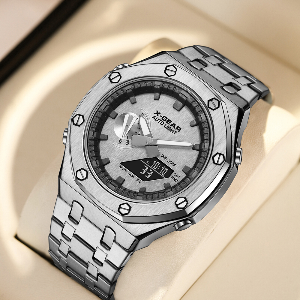 Smartwatch Digital Watches For Men - Fashion Casual Business Quartz Watch Waterproof