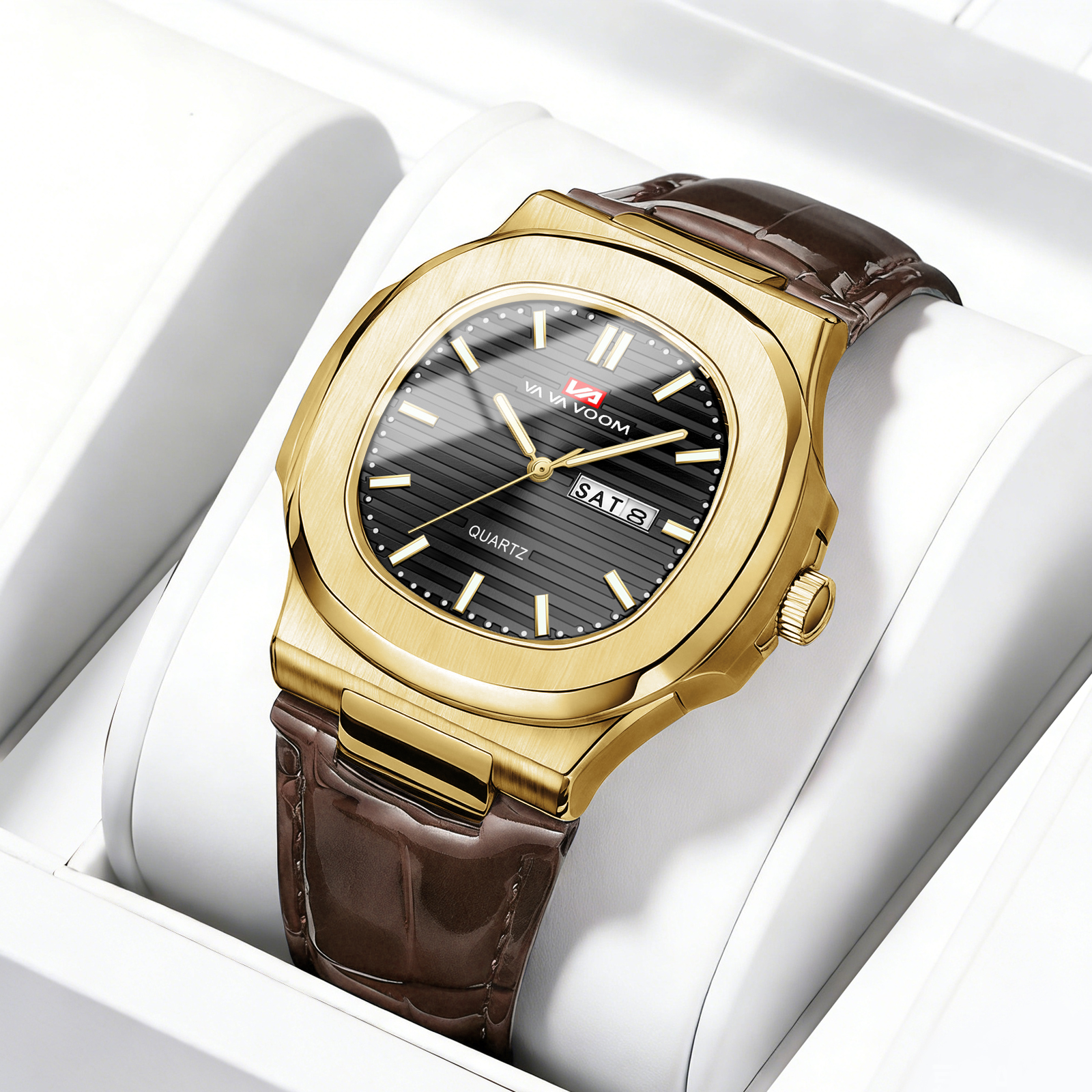 Smartwatch Military Watches For Men - Luxury Men Quartz Watch 40mm Black