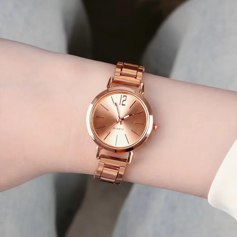 Ladies Fashion Watch - 2pcs Set Watch Luxury Women Simple