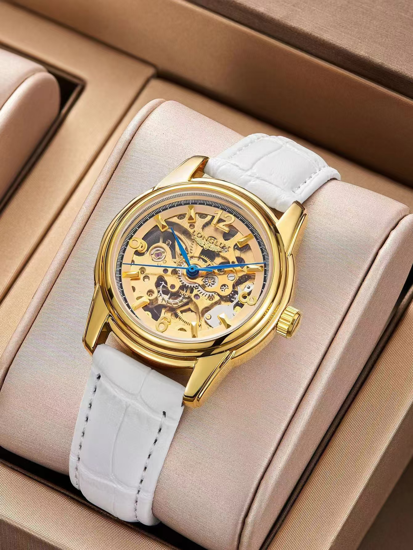 Skeleton Mechanical Watch - Women automatic watch fashion cute mechanical