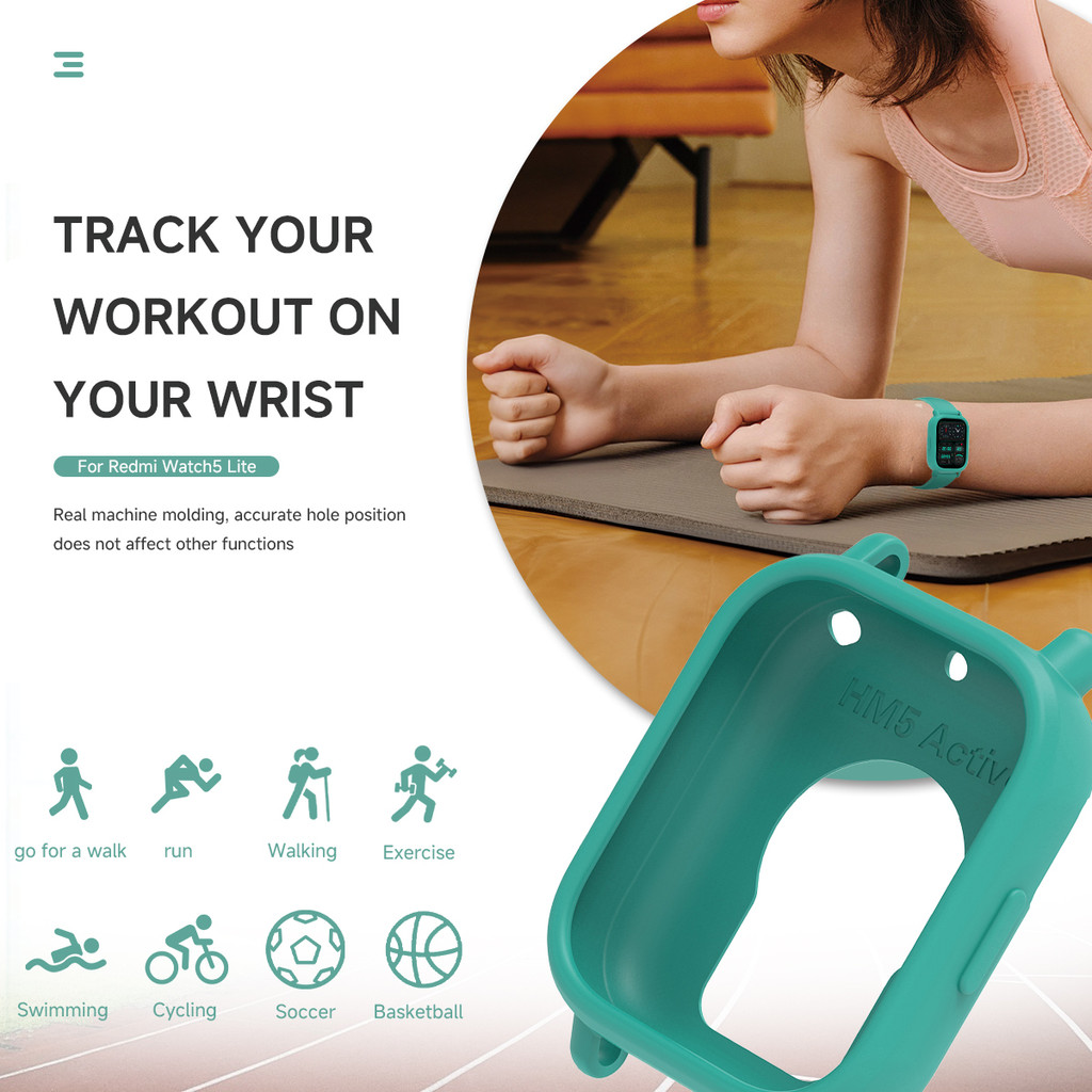 Case+Strap For Redmi Watch 5Ac - Silicone Sport Band 리뷰 및 가격