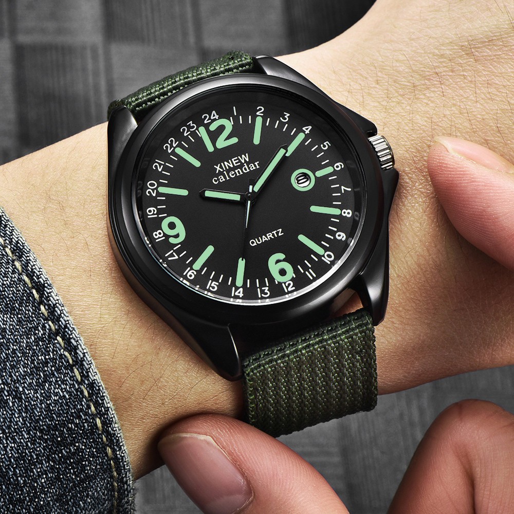 Military Mens Quartz Watch Bla - Smartwatch Military Watches For Men 리뷰 및 가격