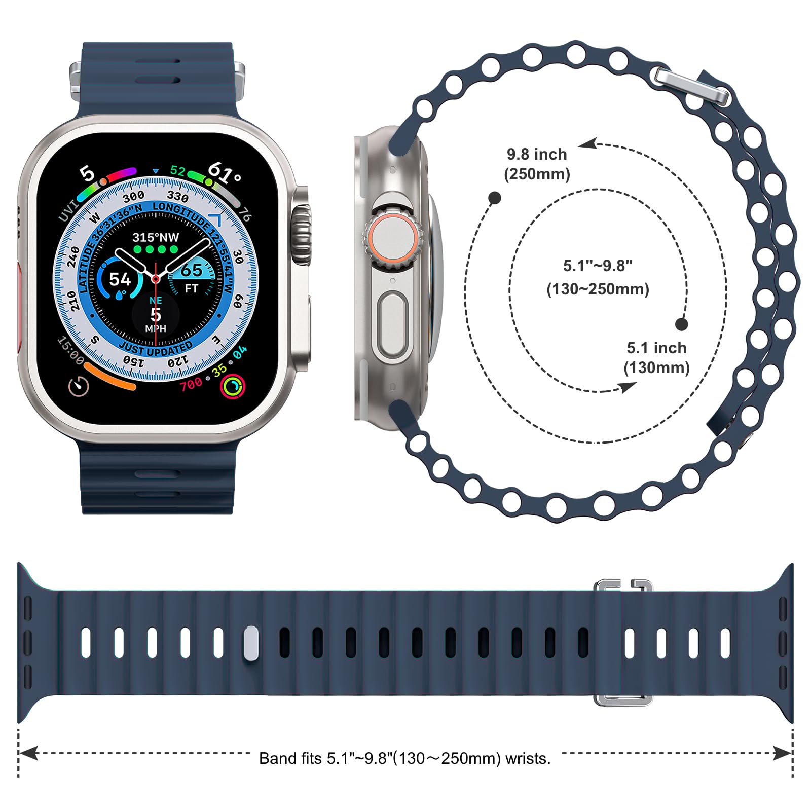 Ocean Band Strap For Apple Wat - Smartwatch Apple Watches For Men 리뷰 및 가격