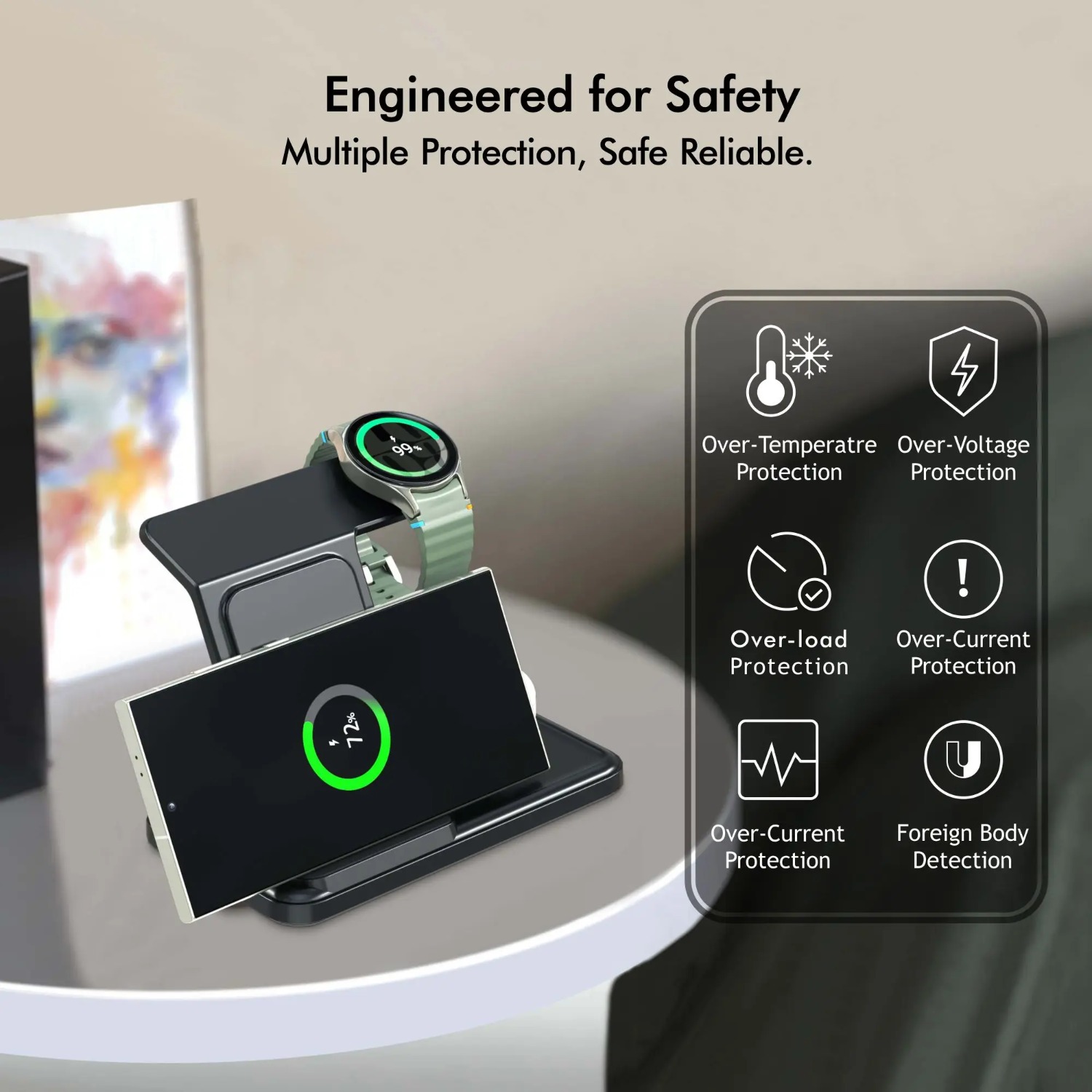 Desktop 3-in-1 Wireless Charge - Smartwatch Apple Watch 리뷰 및 가격