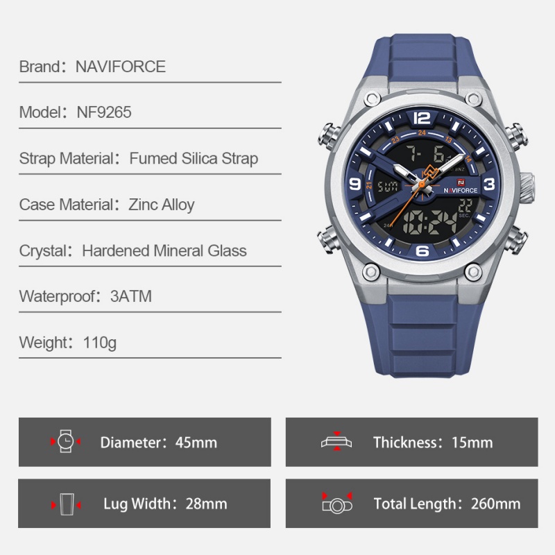 NAVIFORCE New Man's Watch Cale - Tide Watch Surf 리뷰 및 가격