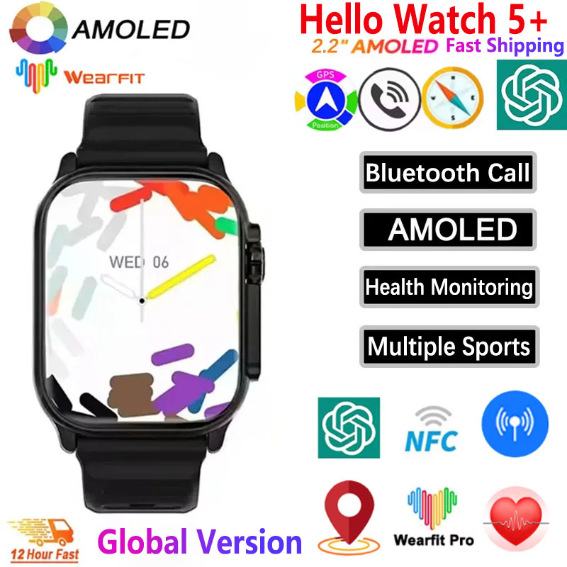 Hello Watch 5+ Smart Watch Wat - Smartwatch Watches With Bluetooth 리뷰 및 가격