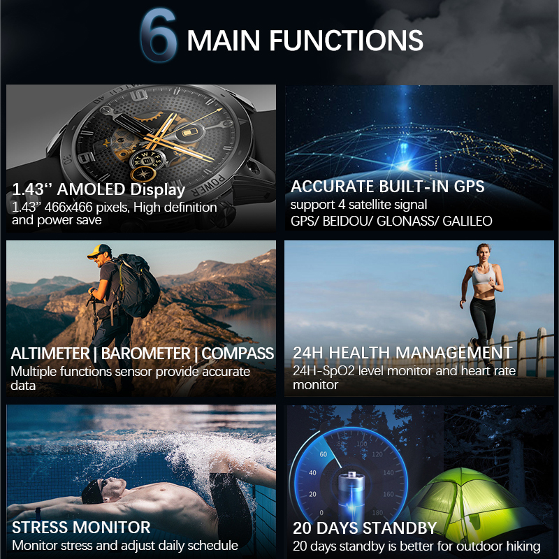 NORTH EDGE Cross Fit 3 GPS Wat - Smartwatch Digital Watches For Men 리뷰 및 가격