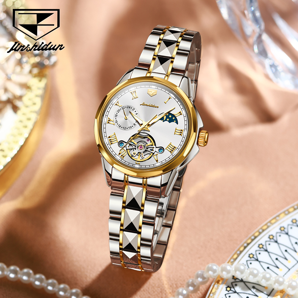 JSDUN 8937 Ladies Watches Auto - Skeleton Mechanical Watch 리뷰 및 가격