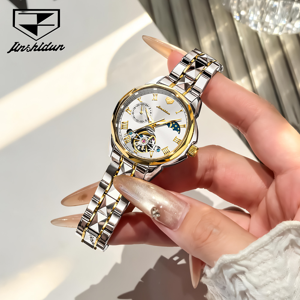 JSDUN 8937 Ladies Watches Auto - Skeleton Mechanical Watch 리뷰 및 가격