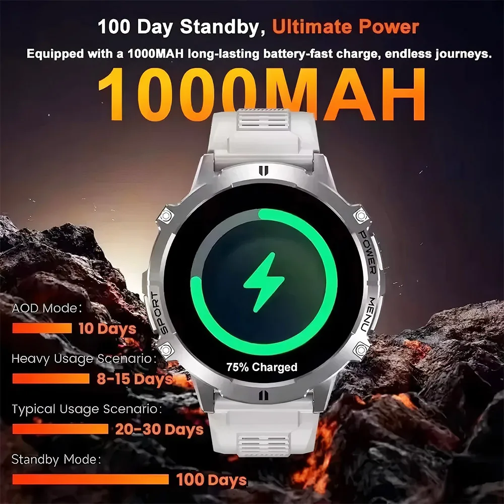 2026 Military TANK X3 Smart Wa - Smartwatch Military Watches For Men 리뷰 및 가격