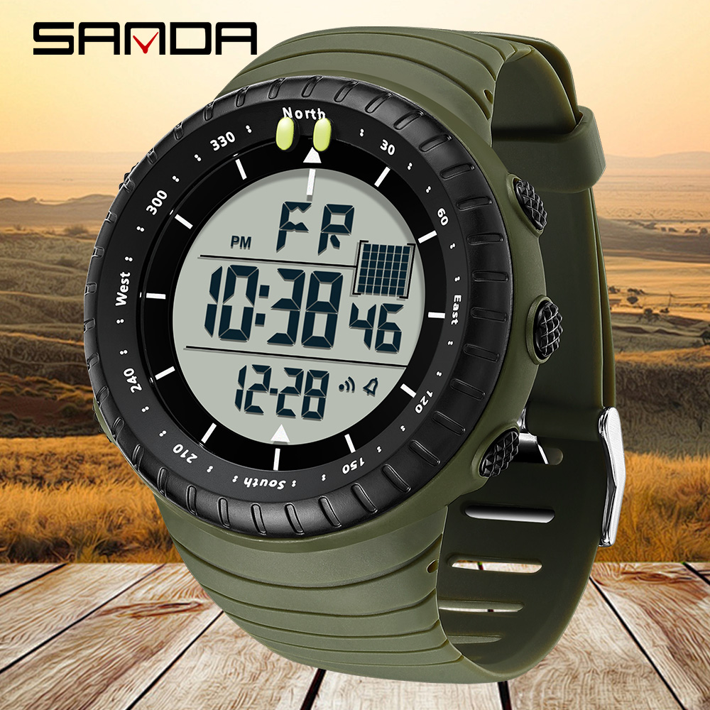 SANDA New 6256 Men's Electroni - Tide Watch Surf 리뷰 및 가격