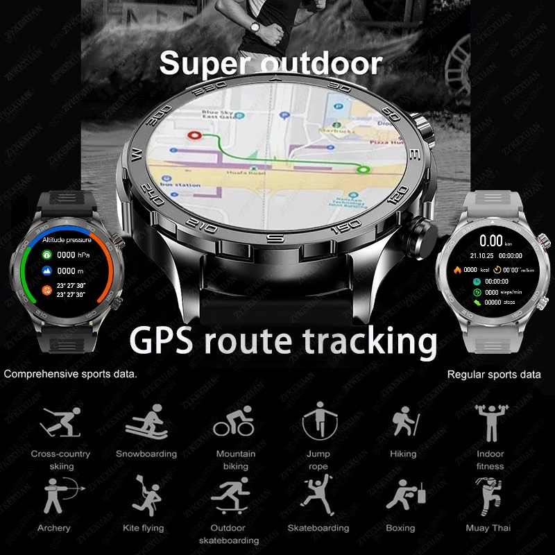 New GPS Track Smart Watch Men  - Smartwatch Watches With Bluetooth 리뷰 및 가격