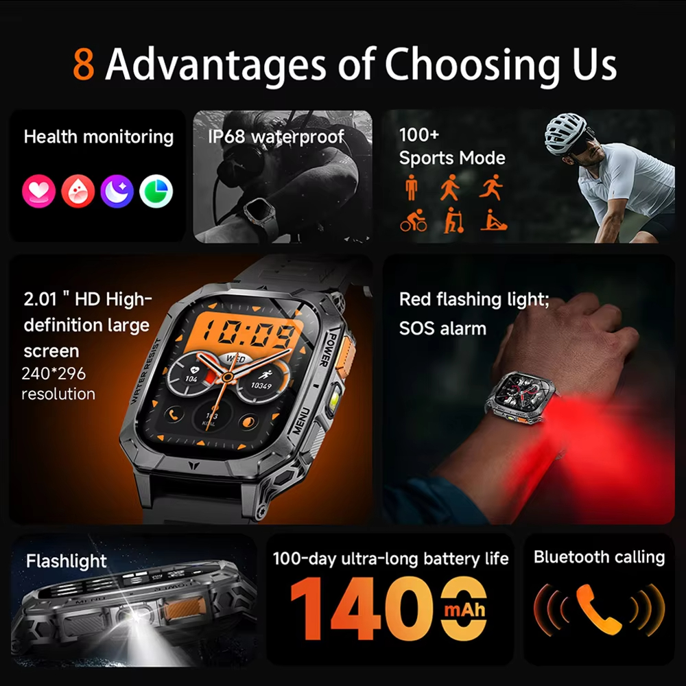 New 2026 Smartwatch Sports HD  - Smartwatch Square Watches For Men 리뷰 및 가격