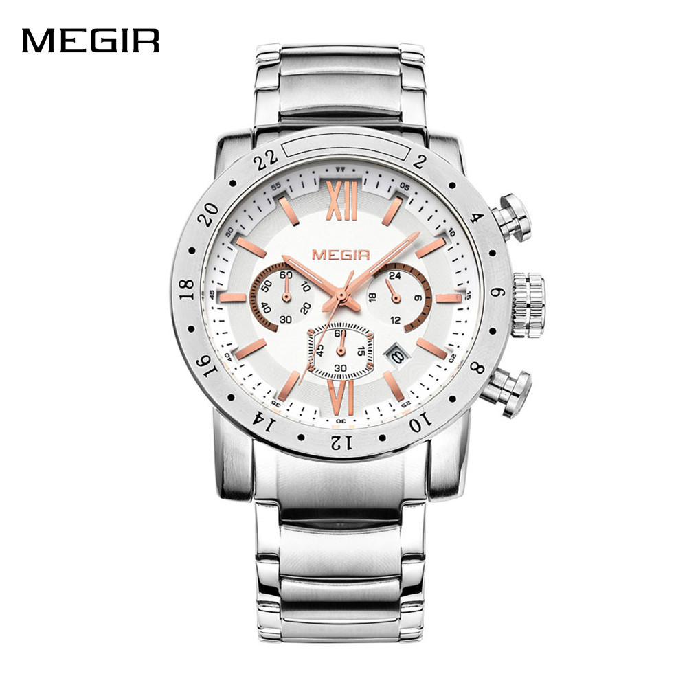 MEGIR Stainless Steel Casual W - Smartwatch Digital Watches For Men 리뷰 및 가격