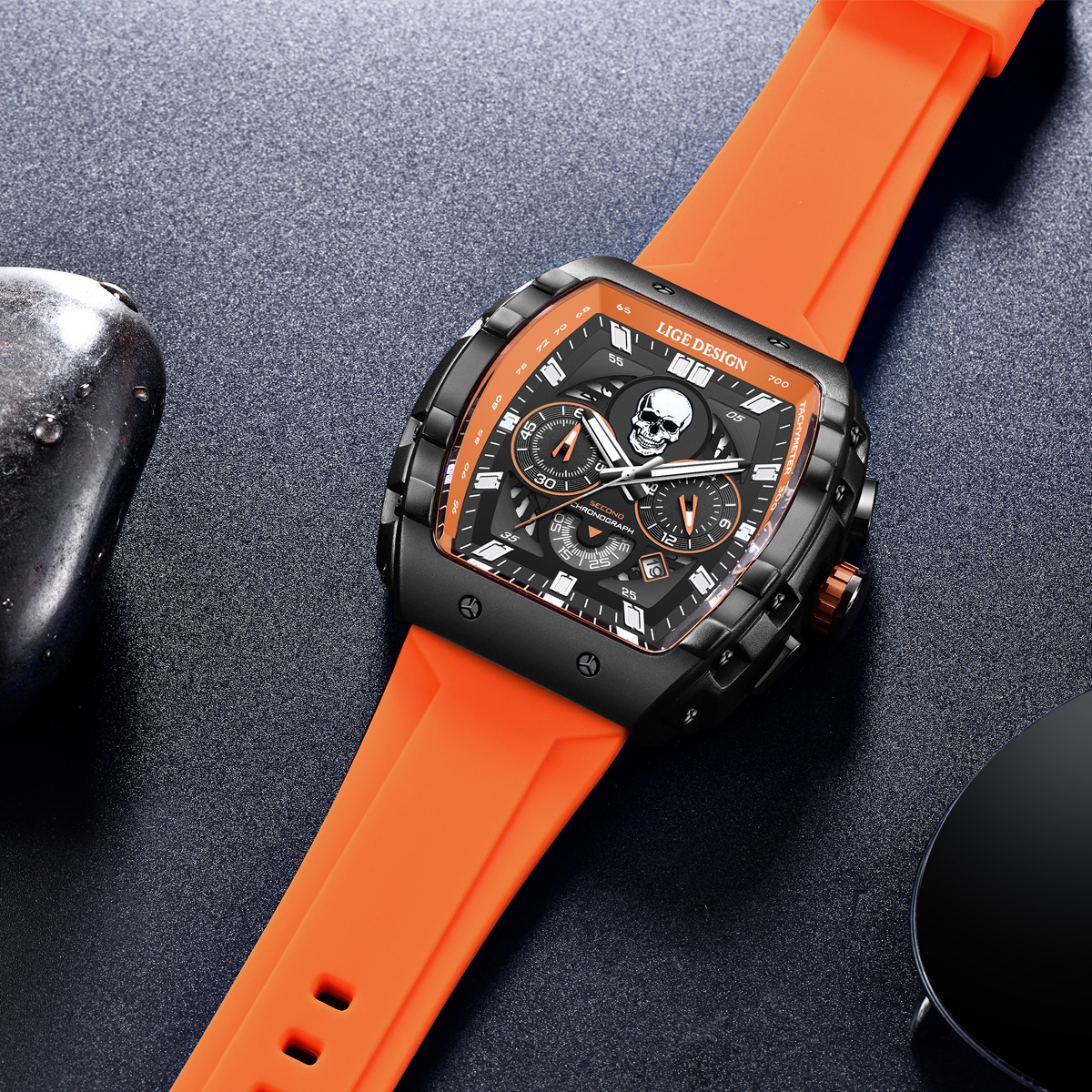 LIGE Fashion Quartz Watches fo - Smartwatch Square Watches For Men 리뷰 및 가격