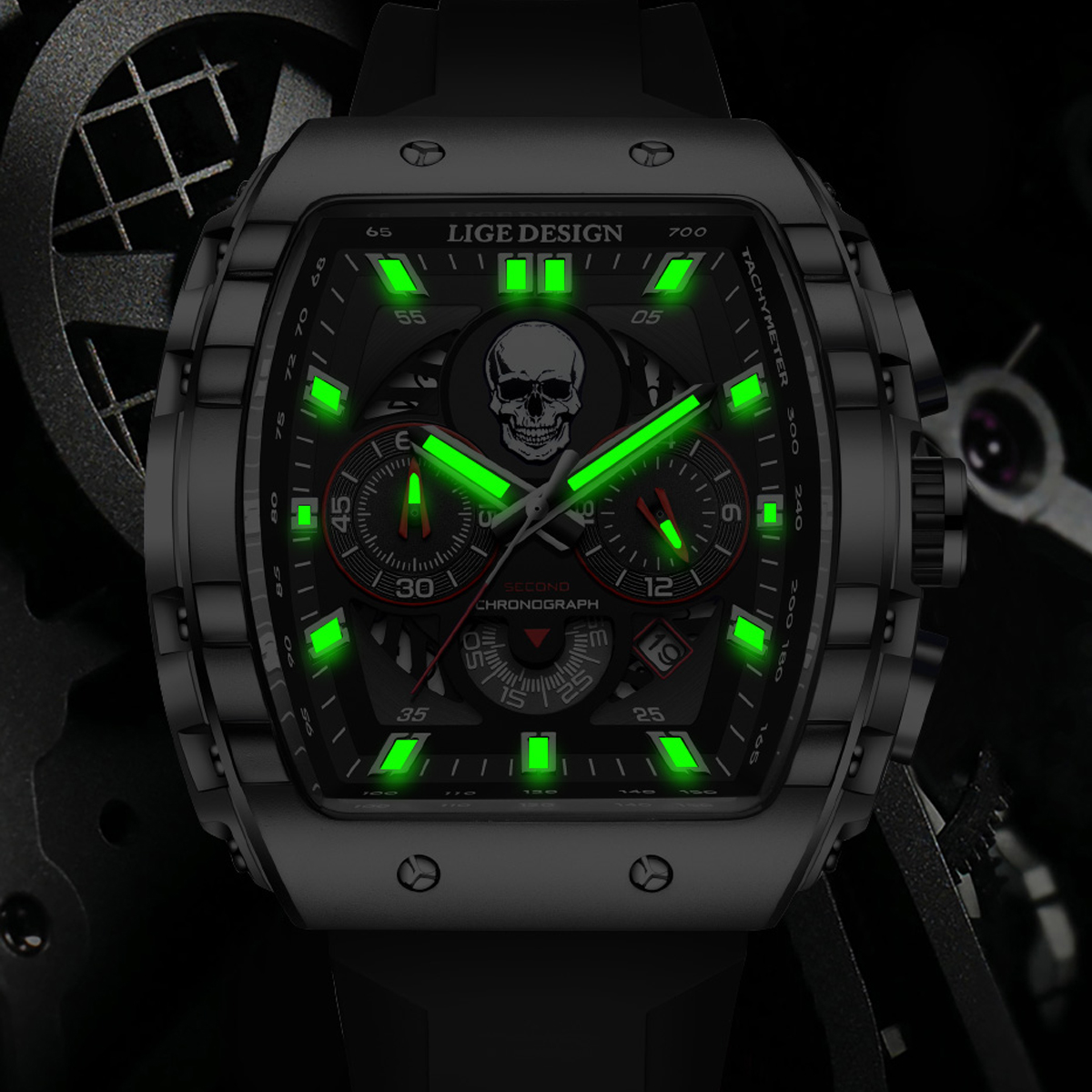 LIGE Fashion Quartz Watches fo - Smartwatch Square Watches For Men 리뷰 및 가격
