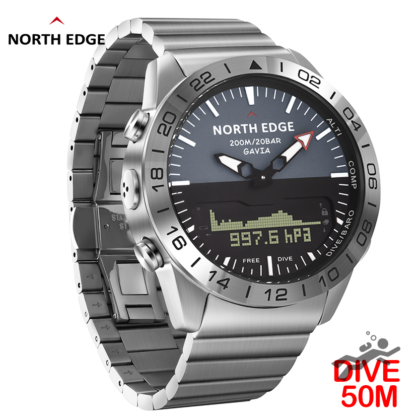 NORTH EDGE Mens Dive Watch Mil - Smartwatch Digital Watches For Men 리뷰 및 가격