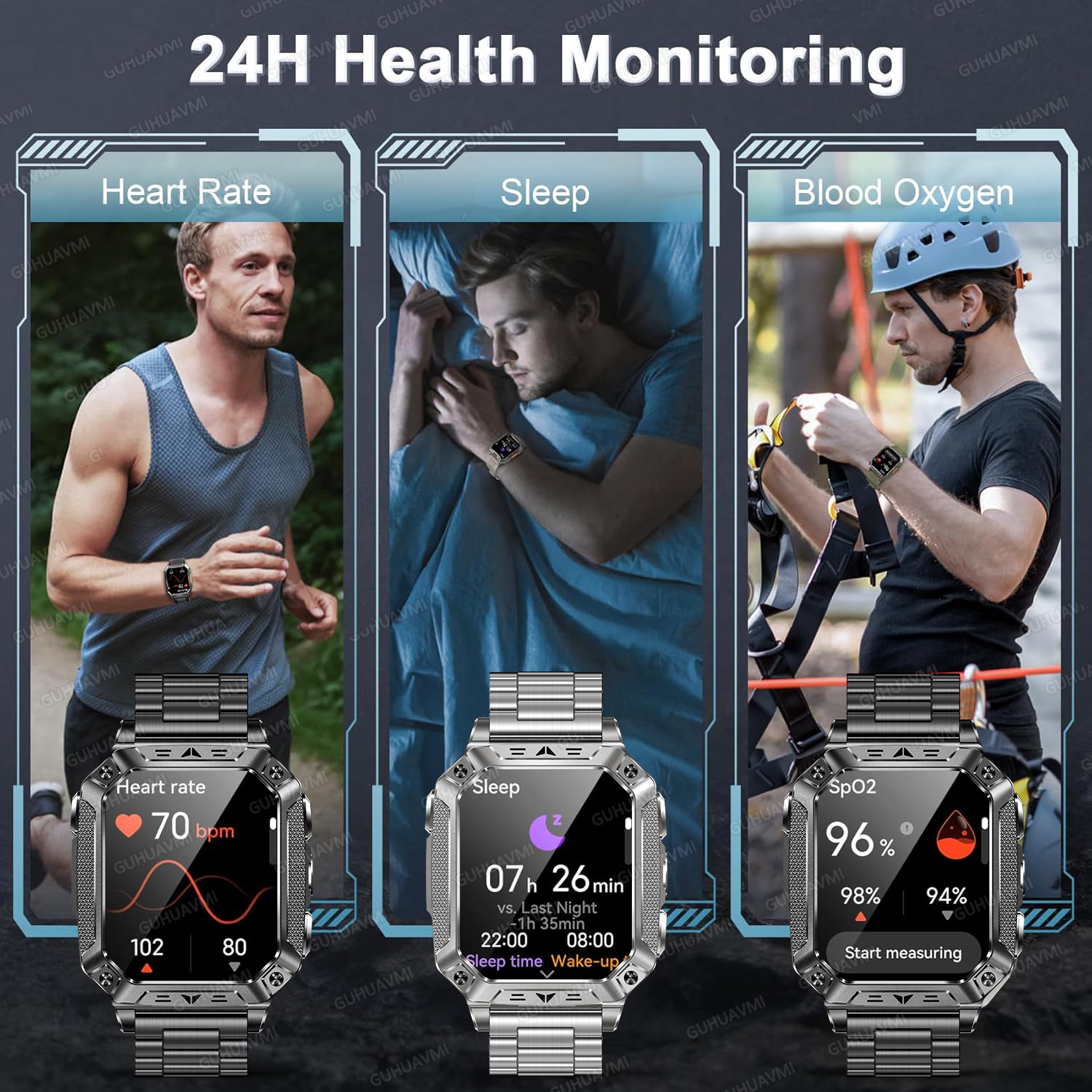 2026 Military 1400mAh Battery  - Smartwatch Military Watches For Men 리뷰 및 가격