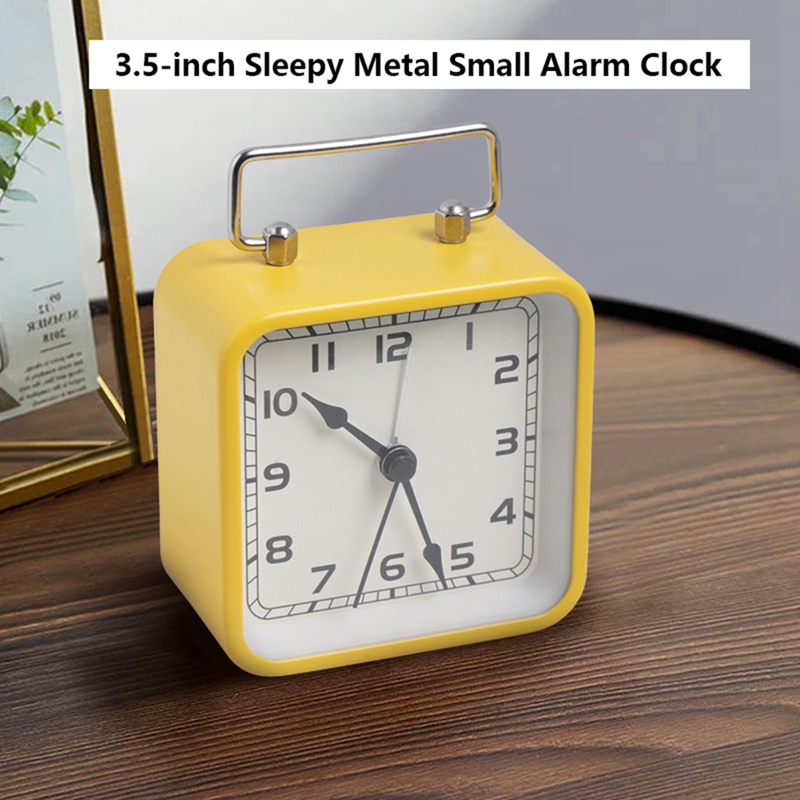 Small Metal Square Alarm Clock - Watch S 리뷰 및 가격