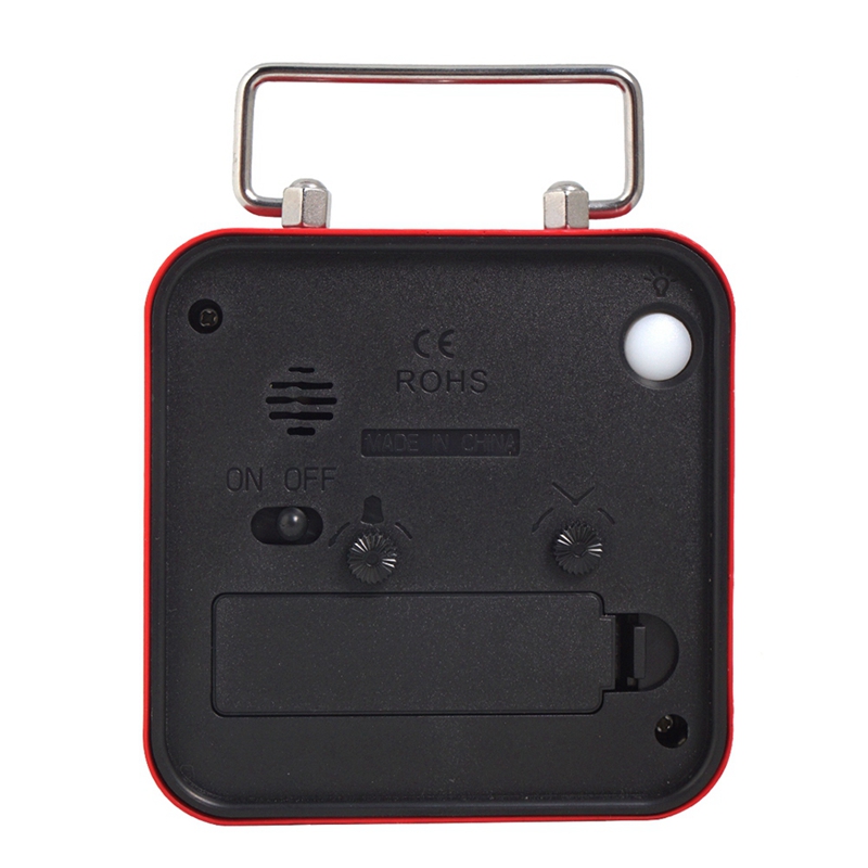 Small Metal Square Alarm Clock - Watch S 리뷰 및 가격