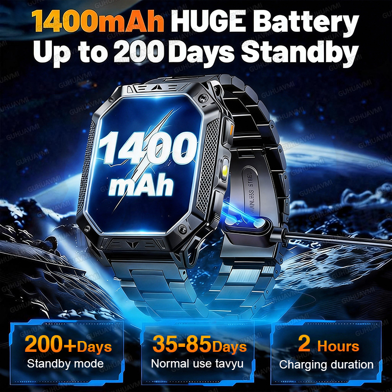 TANK Ultra 2026: 1400mAh Milit - Smartwatch Military Watches For Men 리뷰 및 가격