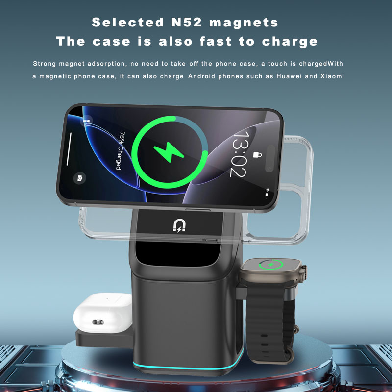 3 in 1 Magnetic Wireless Charg - Iwatch Smartwatch 리뷰 및 가격