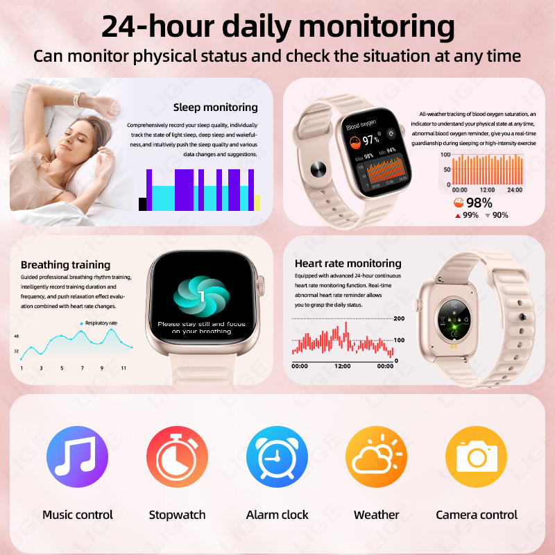 LIGE 2026 NEW Smart Watch Hear - Couple Watches Smartwatch 리뷰 및 가격
