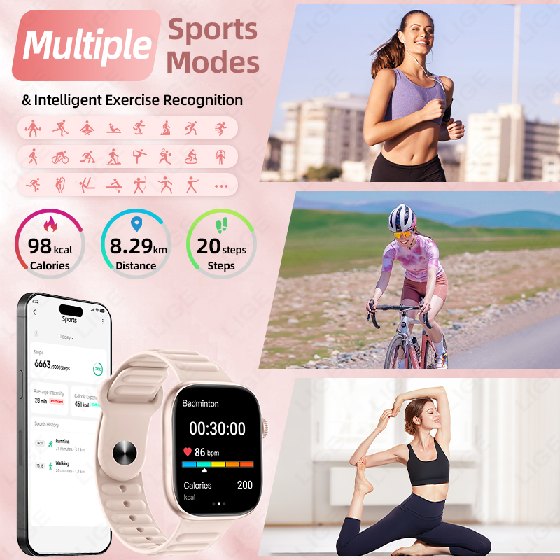 LIGE 2026 NEW Smart Watch Hear - Couple Watches Smartwatch 리뷰 및 가격