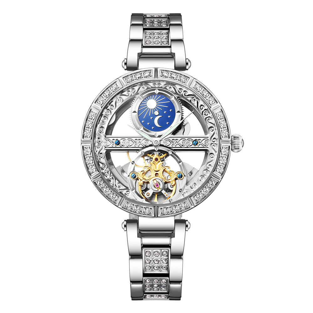 Ladies Watch Automatic Woman L - Skeleton Mechanical Watch 리뷰 및 가격