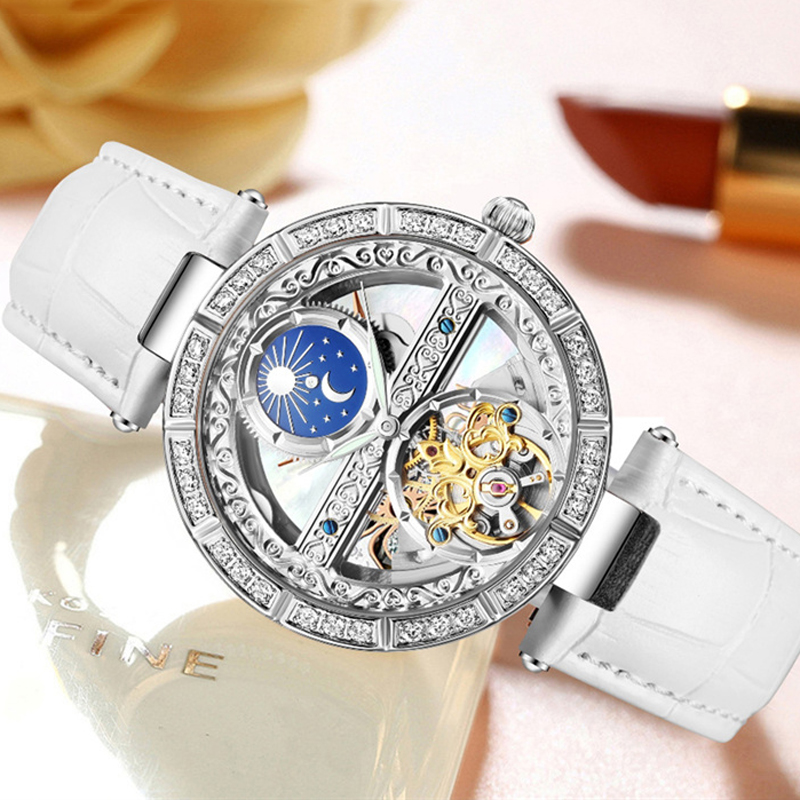 Ladies Watch Automatic Woman L - Skeleton Mechanical Watch 리뷰 및 가격