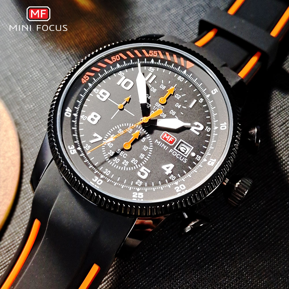 MINI FOCUS Sport Quartz Watch  - Silicone Sport Band 리뷰 및 가격