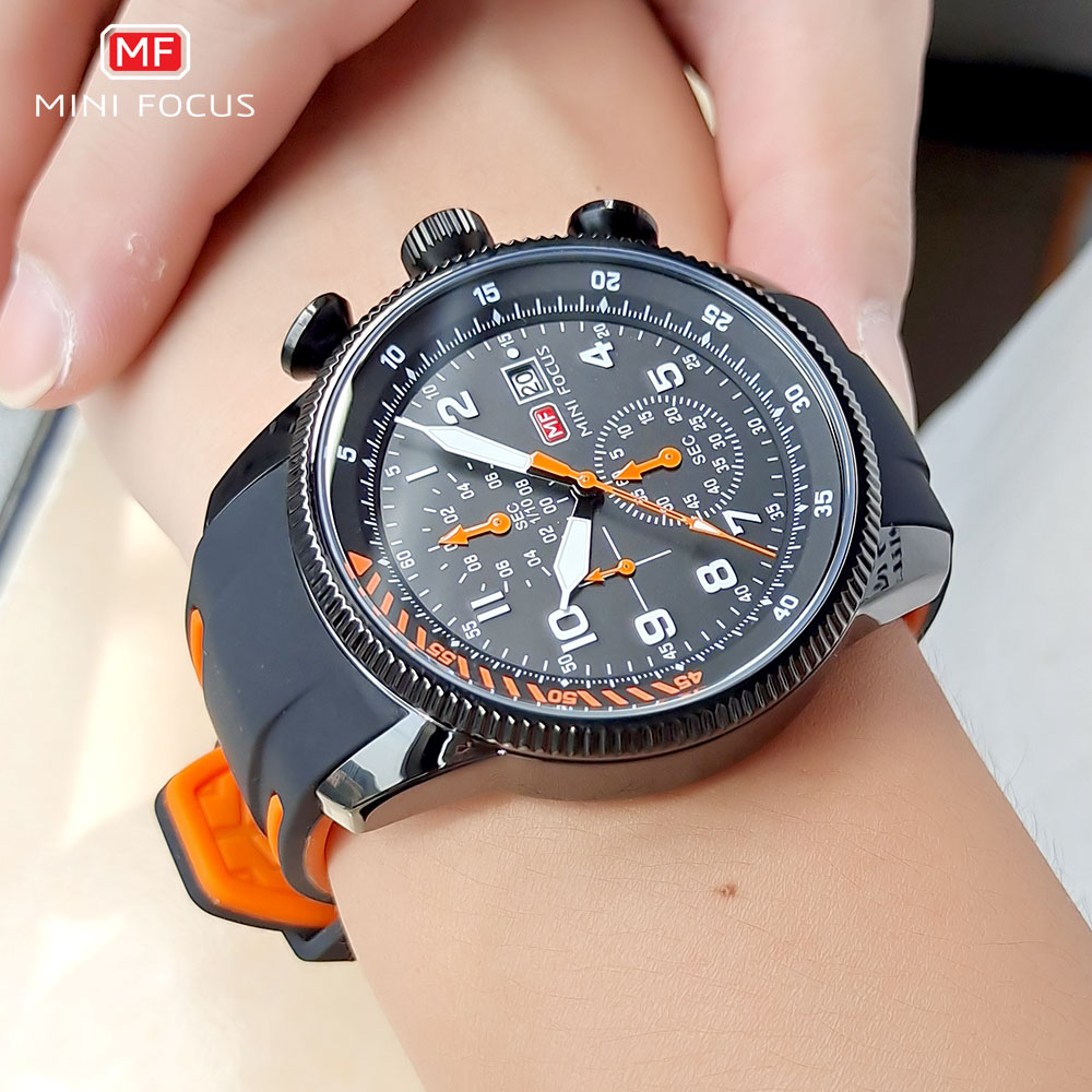 MINI FOCUS Sport Quartz Watch  - Silicone Sport Band 리뷰 및 가격