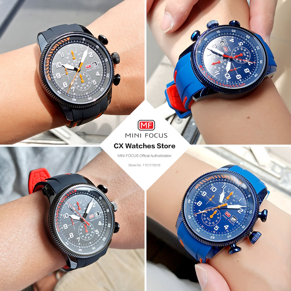 MINI FOCUS Sport Quartz Watch  - Silicone Sport Band 리뷰 및 가격
