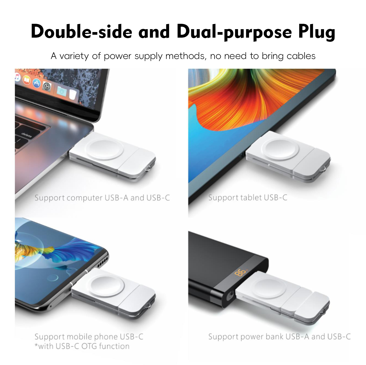 Portable Wireless Charger with - Smartwatch Apple Watch 리뷰 및 가격