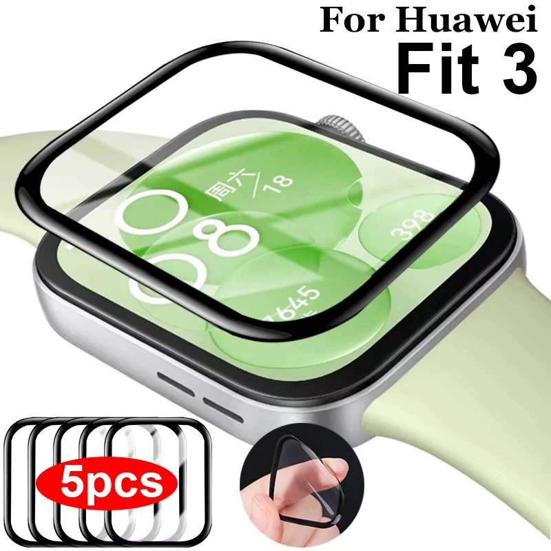 1-5Pcs 9D Curved Film For Huaw - Smartwatch Watch Huawei 리뷰 및 가격