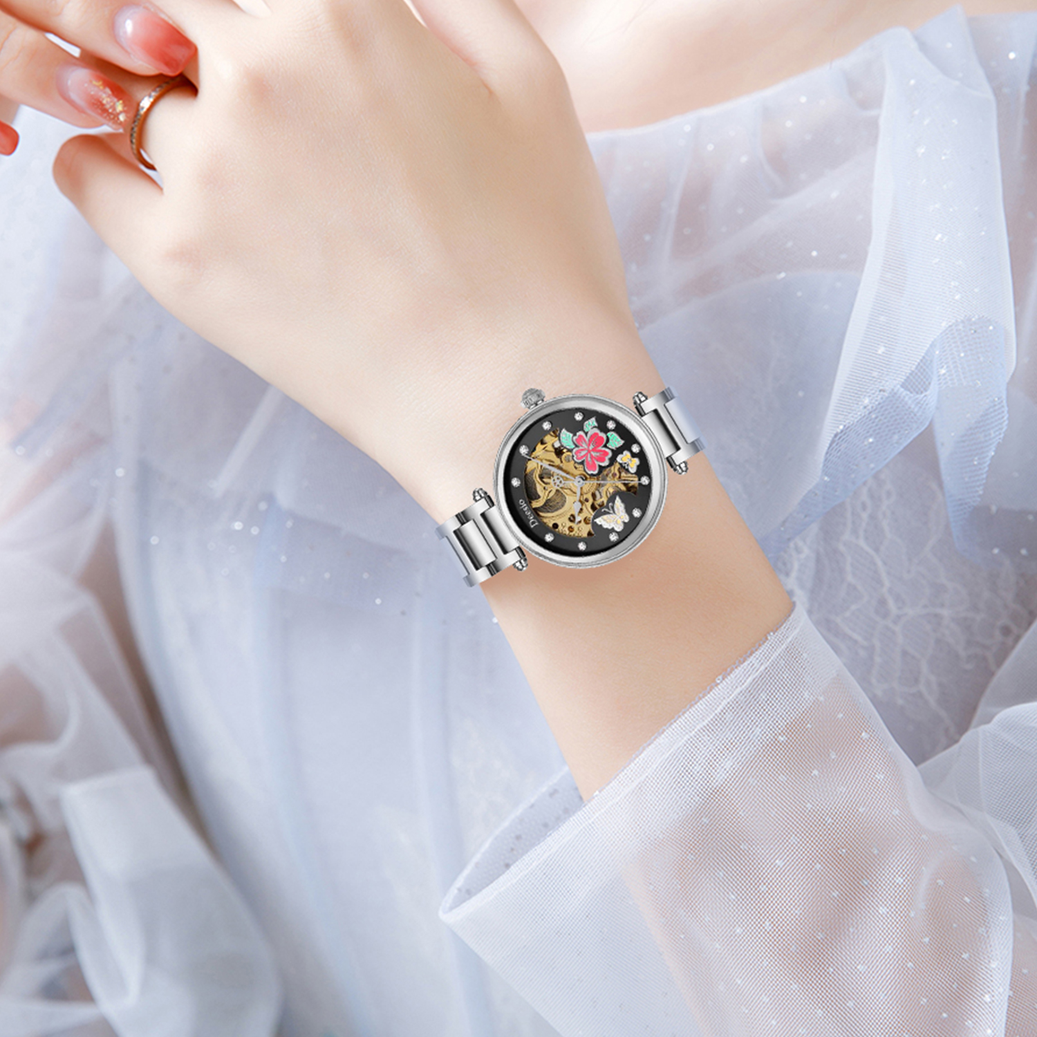 Deesio Butterfly Skeleton Dial - Skeleton Mechanical Watch 리뷰 및 가격