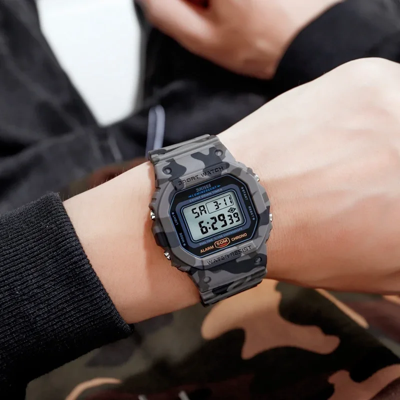 SKMEI 1628 Luxury Digital Men  - Tide Watch Surf 리뷰 및 가격