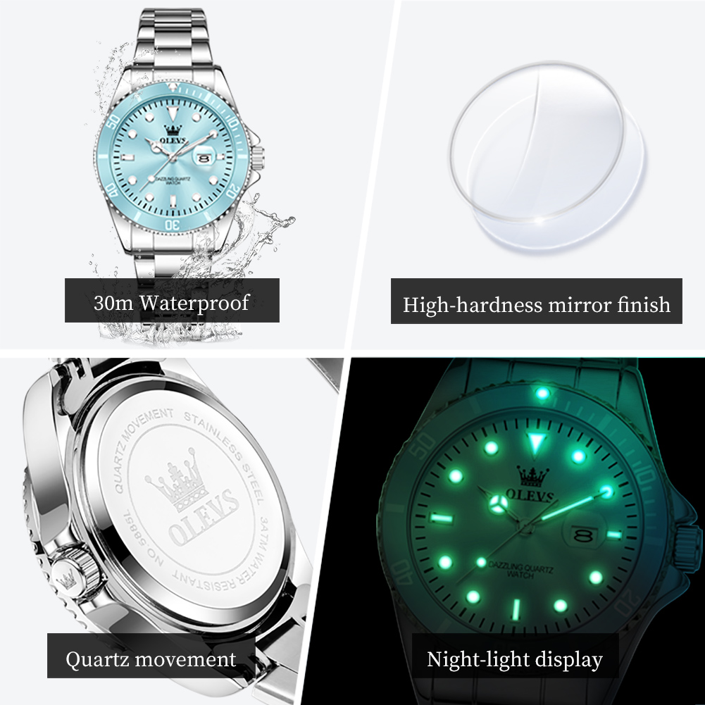 OLEVS Luxury Stainless Steel W - Ladies Fashion Watch 리뷰 및 가격