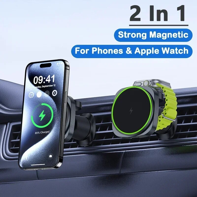 2 IN 1 Magnetic Wireless Car C - Smartwatch Apple Watch 리뷰 및 가격