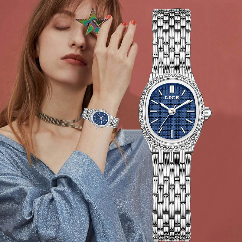 LIGE Fashion Luxury Quartz Wom - Ladies Fashion Watch 리뷰 및 가격