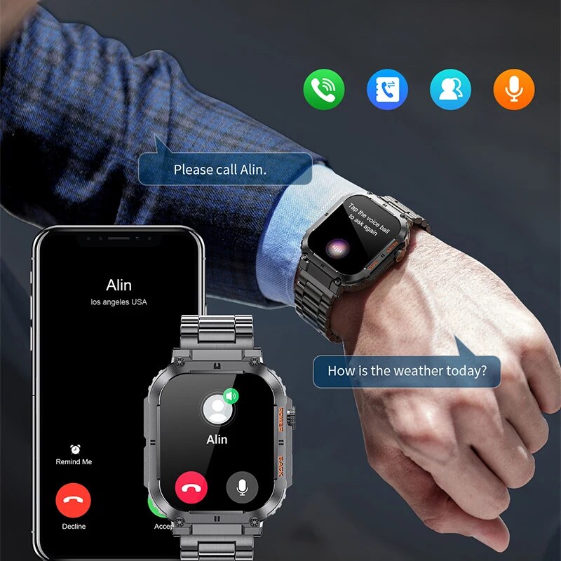 LIGE Outdoor Sports Fitness Sm - Smartwatch Digital Watches For Men 리뷰 및 가격