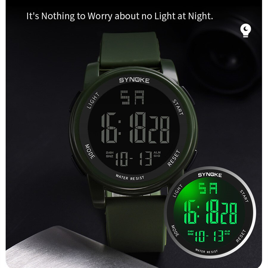 SYNOKE Men Outdoor Sports Mult - Tide Watch Surf 리뷰 및 가격