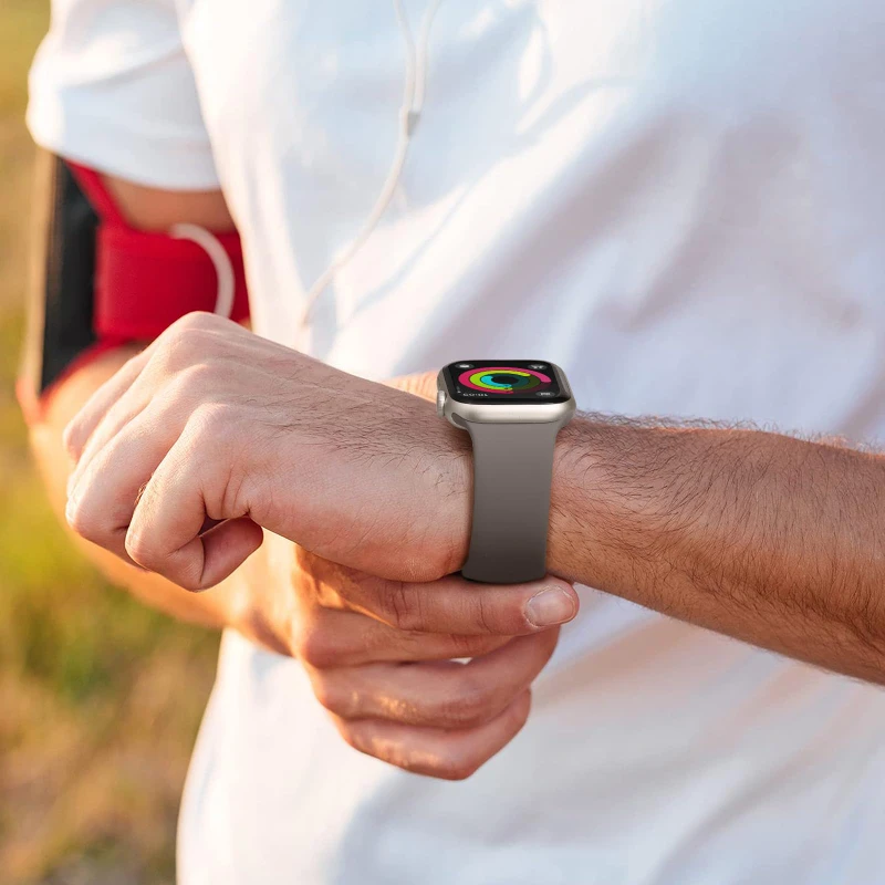 Glass+Case+band For Apple Watc - Silicone Sport Band 리뷰 및 가격