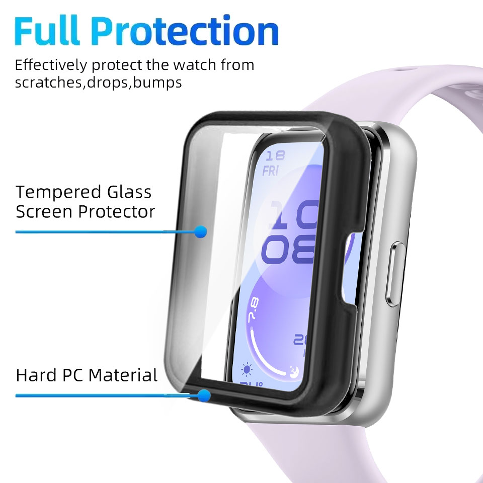 Tempered Glass+Case For Huawei - Smartwatch Watch Huawei 리뷰 및 가격