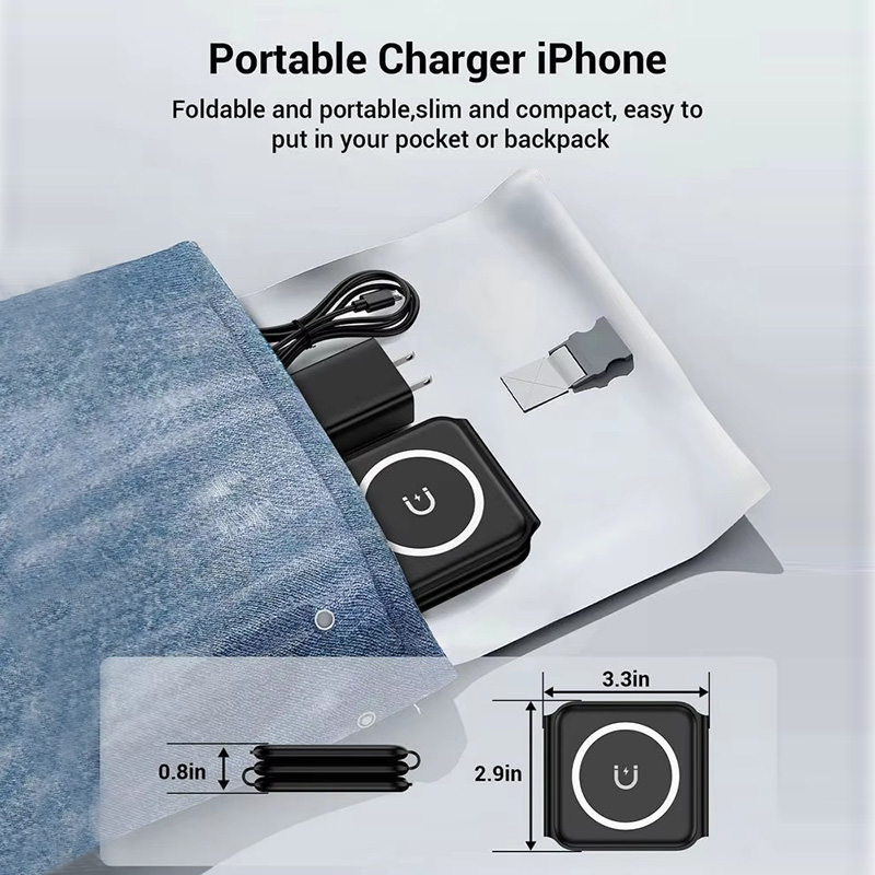 3-in-1 Magnetic Folding Wirele - Smartwatch Apple Watch 리뷰 및 가격