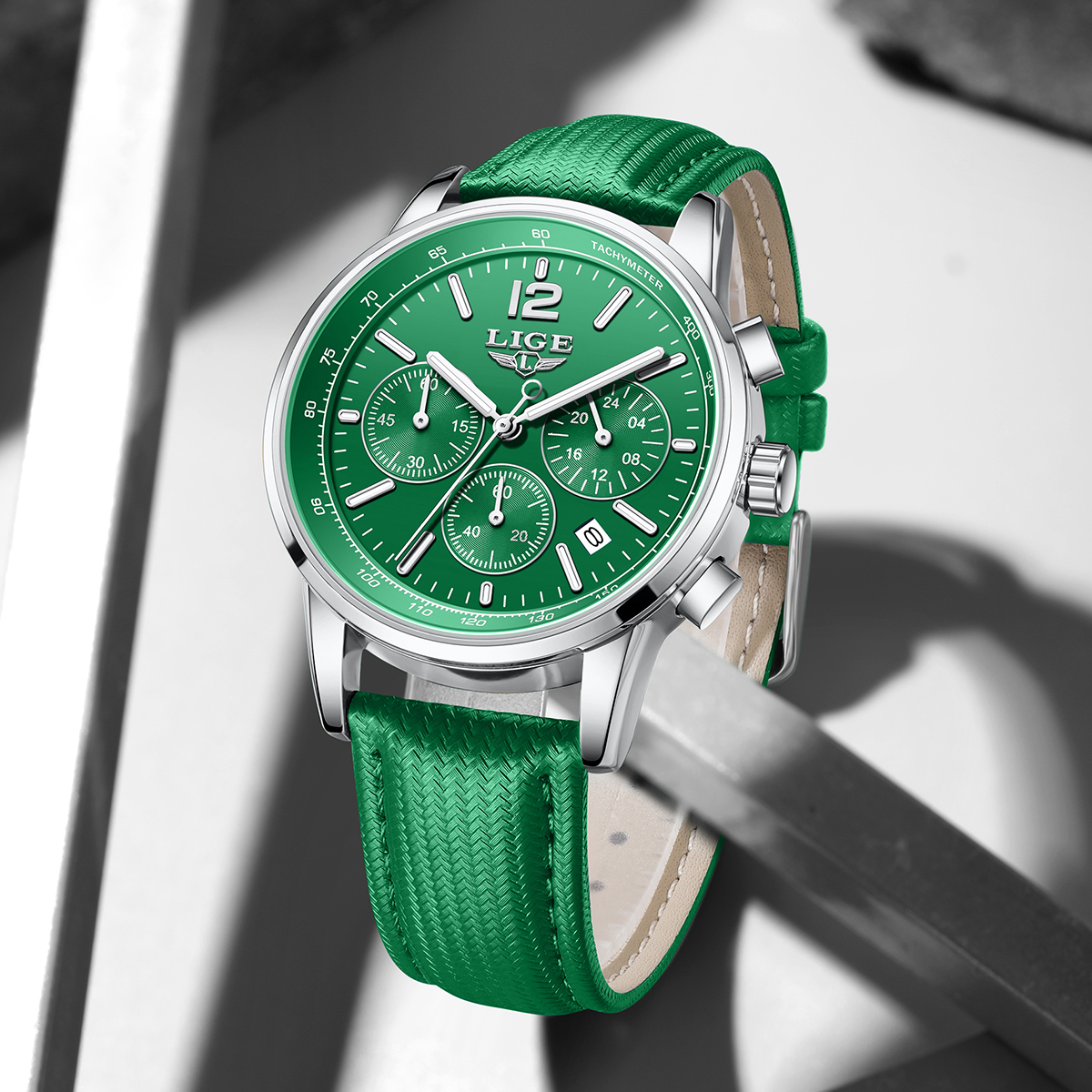 LIGE Casual Leather Watch For  - Smartwatch Military Watches For Men 리뷰 및 가격