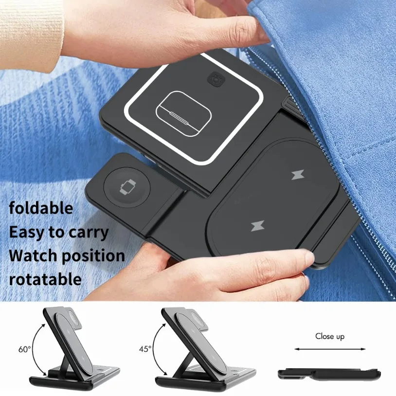 3 in 1 Foldable Wireless Charg - Smartwatch Apple Watch 리뷰 및 가격